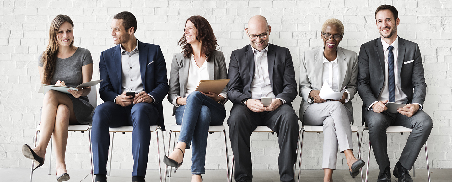 candidates waiting for job interview