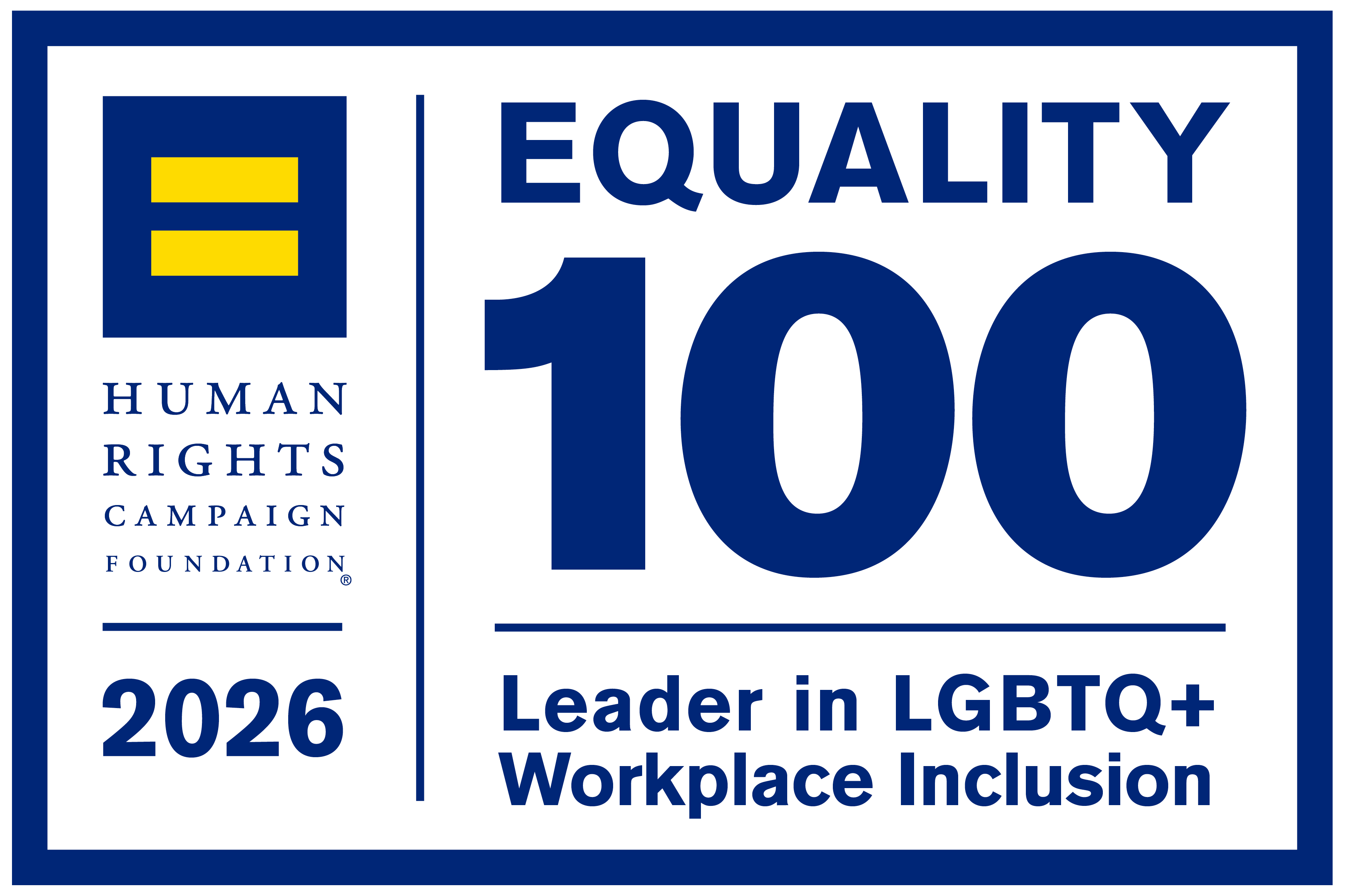 Best places to work for LGBTQ Equality award